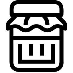 جرة مربى line أيقونة
