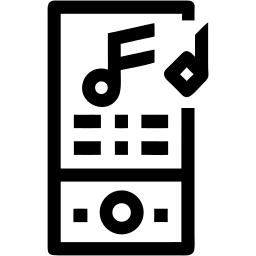 音乐播放器 line 图标