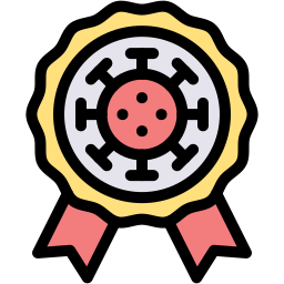 award lineal-color icon