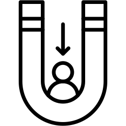 daya tarik line ikon