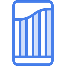music bars two-color icon