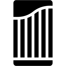 music bars filled icon