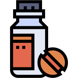 pills lineal color icon