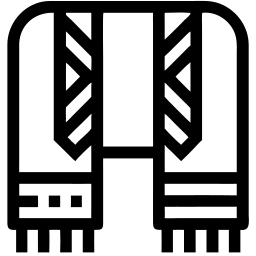 scarf line icon