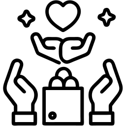 charity line icon
