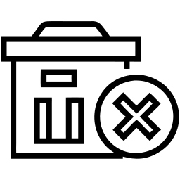 يمسح line أيقونة