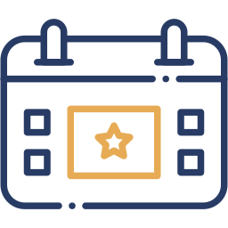 calendar two color icon