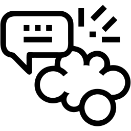 沟通 线条 图标