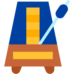 metronome flat icon