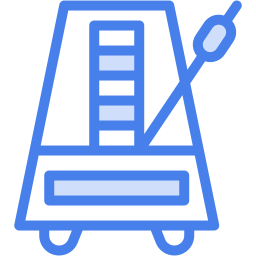 metronome two-color icon