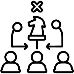 strategy line icon