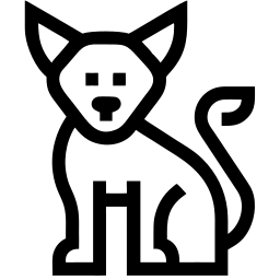 狗 线条 图标