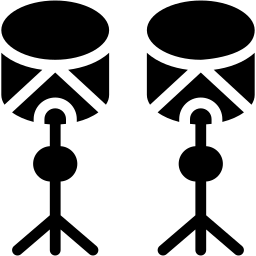 conga drums filled icon