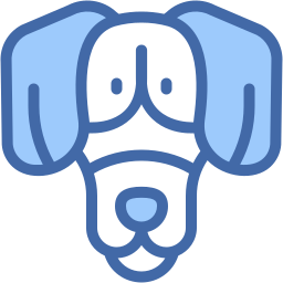 dog two color icon