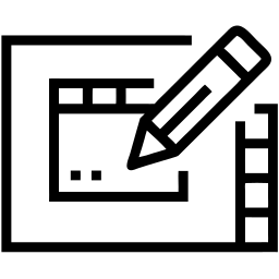 Bearbeitung linie Icon