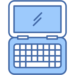 laptop two color icon