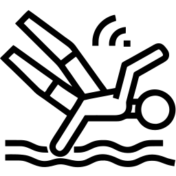 diving line icon