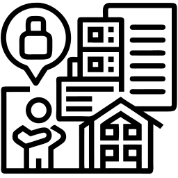real estate line icon