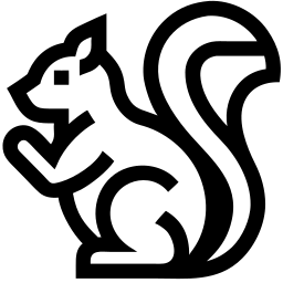 سنجاب line أيقونة