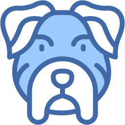 bulldog two color icon