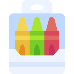 crayons flat icon