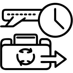 航班预订 线条 图标