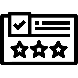 评论 线条 图标