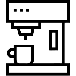 咖啡机 线条 图标