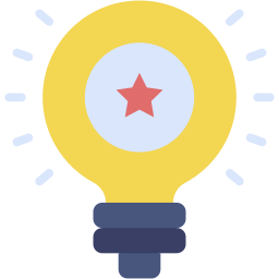 Ideenfindung flat Icon