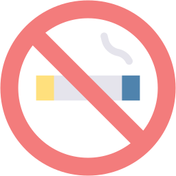 no smoking flat icon