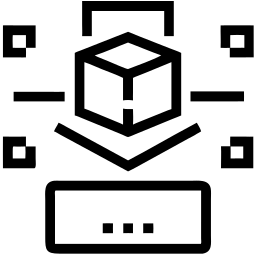 3d model line icon