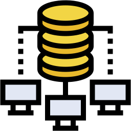 database lineal color icon