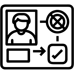 سير العمل خط أيقونة