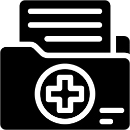 medical records filled icon