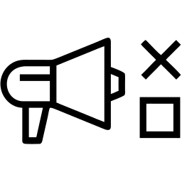 megaphone line icon