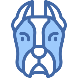 cane corso two-color icon