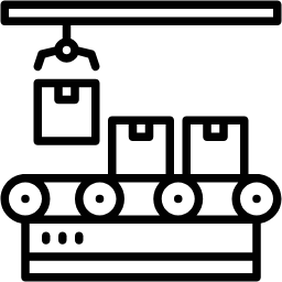 conveyor belt line icon