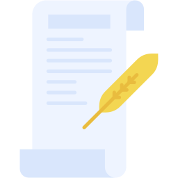 scroll flat icon