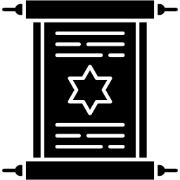 torah scroll filled icon