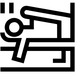 swimming line icon