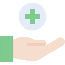 care flat icon
