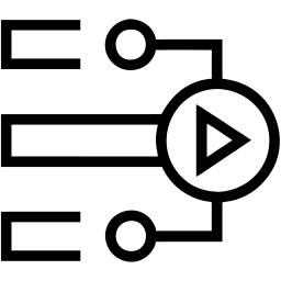数据流 线条 图标