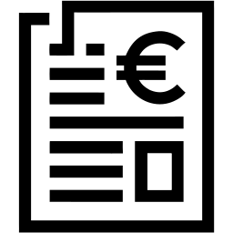 invoice line icon