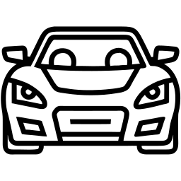 sports car line icon