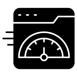 عداد السرعة مملوءة أيقونة