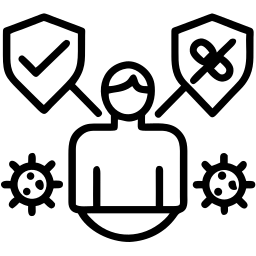 risk assessment line icon