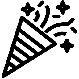 派对礼炮 line 图标