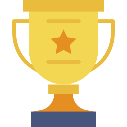 Trophäe flat Icon