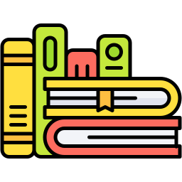 biblioteca colore lineare icona