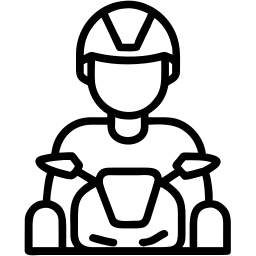 摩托车 线条 图标